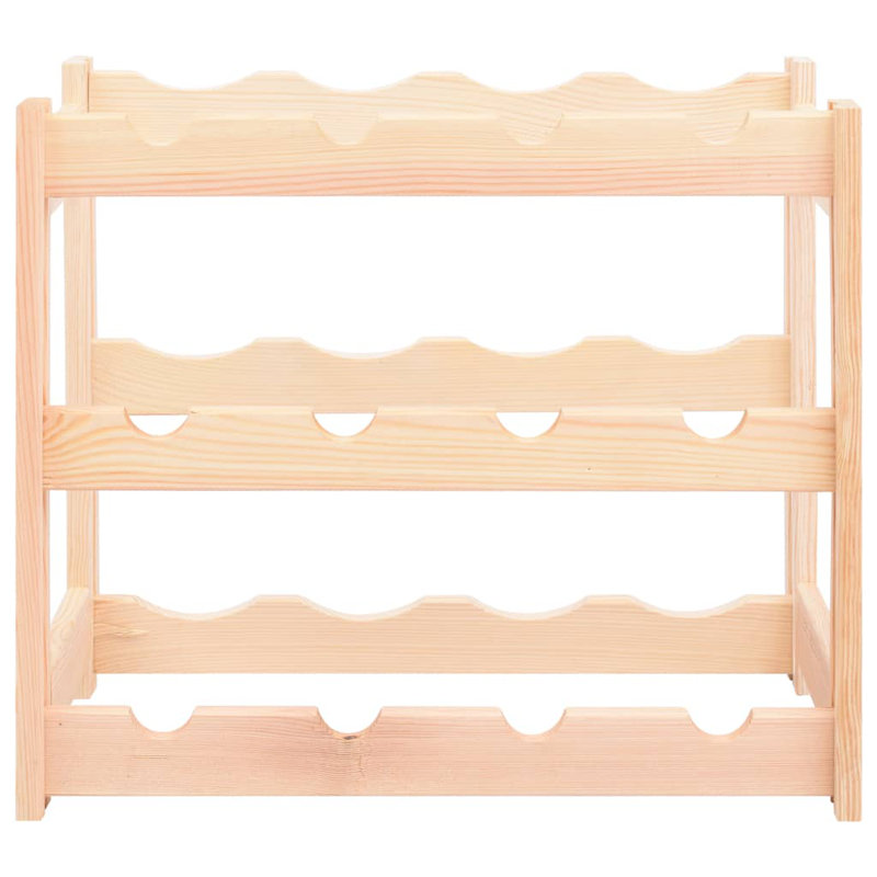 Support de rangement pour bouteilles de vin de comptoir, H 15 po x l 16,9 po x P 9,8 po
