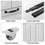 Lit escamotable pliable avec prises de courant
