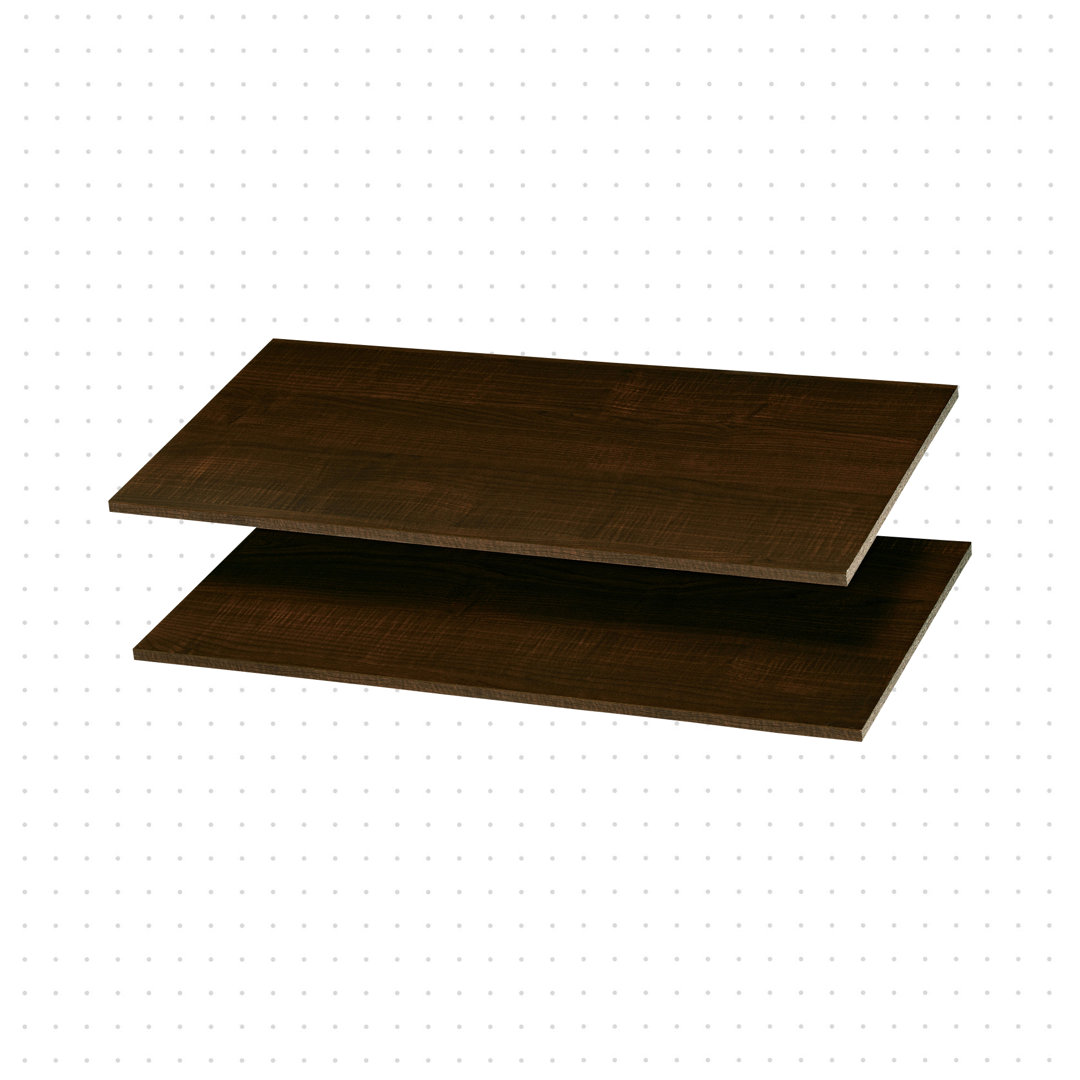 Grid Manufactured Wood Shelving Dotted Line™ 