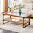 Solid Wood Glass Desktop Tea Table-114232632