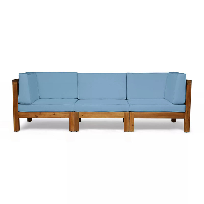 X-Back 3 Seater Outdoor Sectional Sofa Set