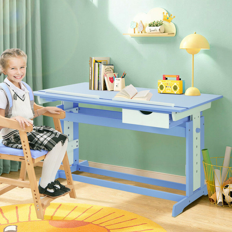 Elin 109cm Art Desk, Blue