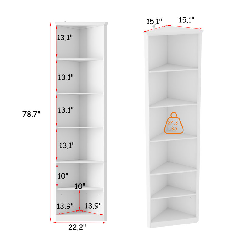Two Piece Corner Shoe Rack