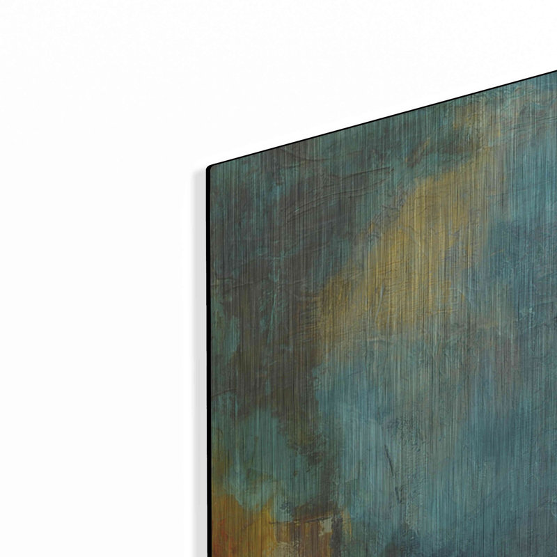Art mural en métal Wrought Studio ™ «Emeralds Cave II» par Erin Ashley, H 36 po x l 12 po