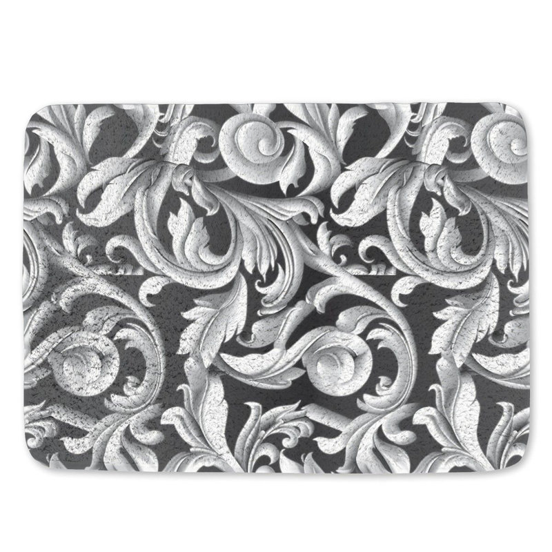 Tapis de bain en microfibre / microsuède, L 17 po x L 24 po