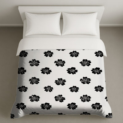 Floral Bedding Pattern Duvet Cover Minimalist