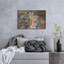 Art mural en métal «Tiger Love2» par David Stribble, Luxe