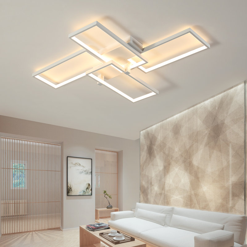 Chakelia LED Flush Mount, White