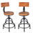 Gianantonio Swivel Adjustable Height Counter Stool with Metal Frame-1630286134