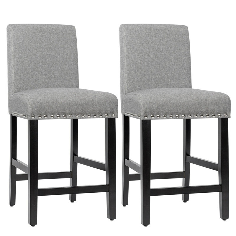 Tabouret de comptoir 25 po nokota, gris