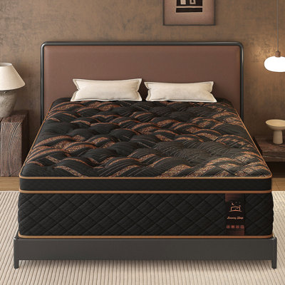 12'' Medium Hybrid Mattress With Cooling Gel Memory Foam & Pocket Coils, Motion Isolation & Edge Support, Certipur-US Certified Mattress In A Box