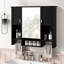 Armoire de rangement murale avec miroir-912253398