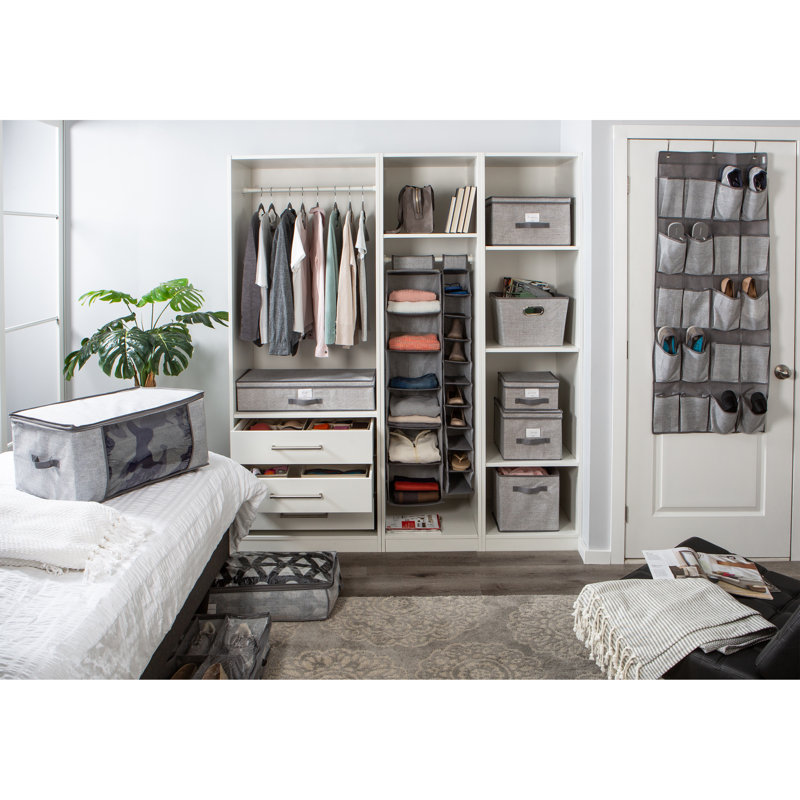 Rangement sous le lit en tissu
