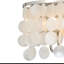 Icarus 3-Light 20.75 inch Wide Satin Nickel Glam Bathroom Vanity Lighting Fixture, Capiz Shell Shade, Dimmable, LED Compatible, Over the Mirror Mounted Steel Wall Sconce, Full Backplate-2138850162