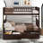 Full Over Full Bunk Bed With Drawers, Convertible Beds-1927592414