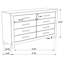 Commode 8 tiroirs Bren