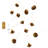 Decorative Paper Folding Honeycomb Ornaments With DIY Garland String, Set Of 12-67340293
