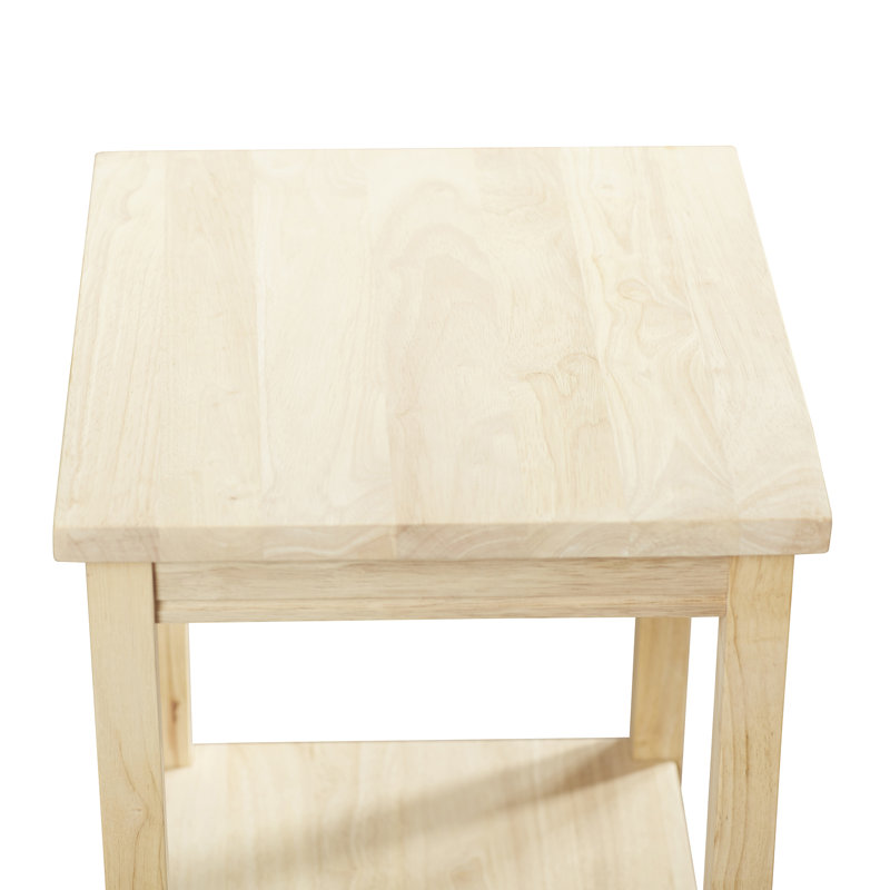 Manatuto Solid Wood End Table