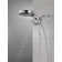 HydraChoice Hydrorain 5 Spray Dual Shower Head and Handheld Shower with H2Okinetic 2.5 GPM