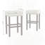 Tabouret de comptoir de 30 pouces en simili cuir sans dossier (ensemble de 2)-1555493816