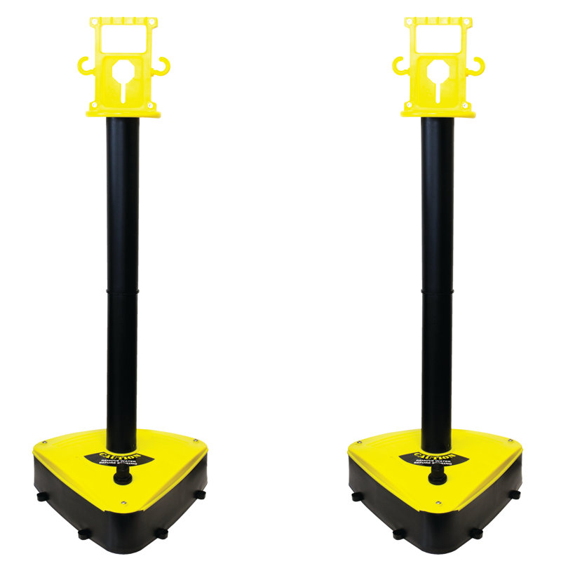 Poteau Mr. Chain X-Treme, Noir / Jaune