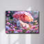 Art floral en verre trempé Floral Bunny-889646368