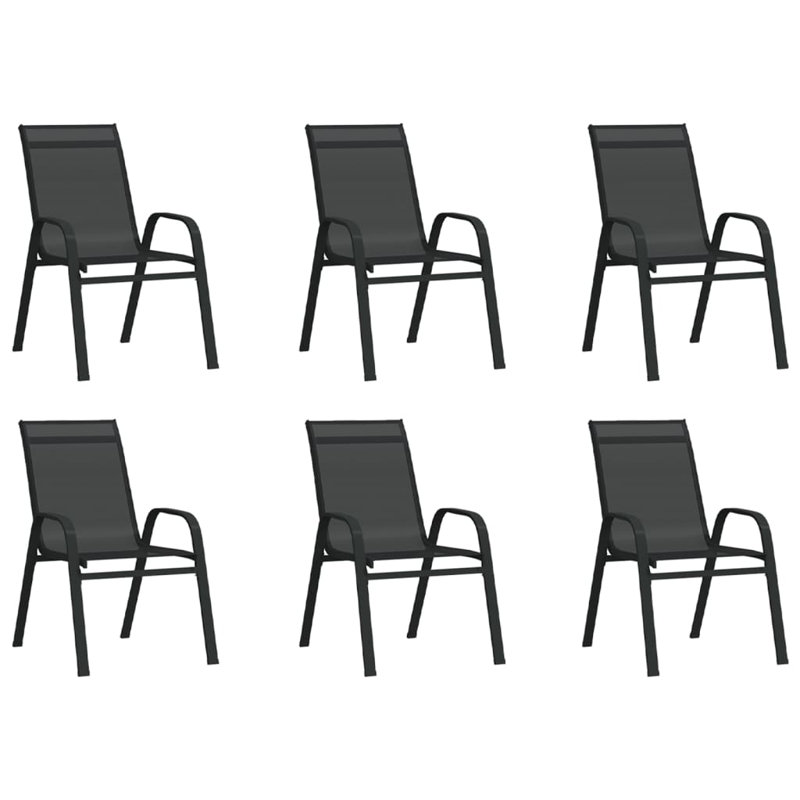 Janard Patio Dining Armchair, Black