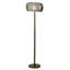 Lampe sur pied traditionnelle en nickel 61 po Netania