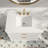 36" Freestanding Bathroom Vanity, Carrara Marble Top, Soft-Close Drawers, Fully Assembled, White Finish-124834495-115161345