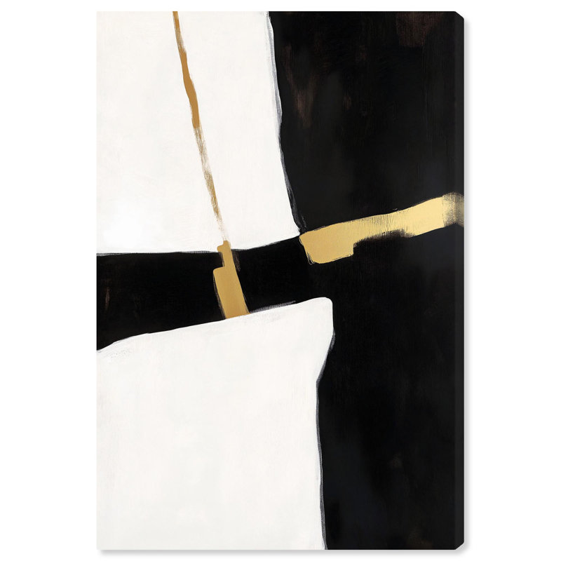 Art Remedy, toile d'art en noir et blanc Urban Grid II, Wrapped Canvas, H 24 po x l 16 po