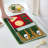  Green Sardine Can Bath Mat, Soft Washable Rug Non Slip Cute Kitchen Bath Mats, Funny Cartoon Fish And Lemon Bathroom Rugs For Bedroom(30''x20'')-1843782738