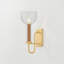 Narrowsburg Wall Sconce in Aged Brass