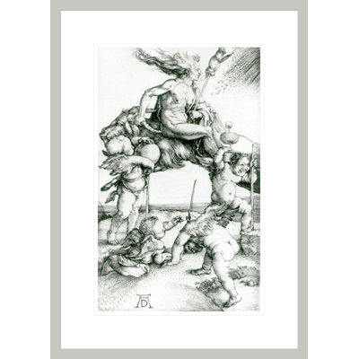 Witch (b/w photo) by Albrecht Dürer -Framed Giclee Print
