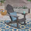 Chaise berçante Adirondack