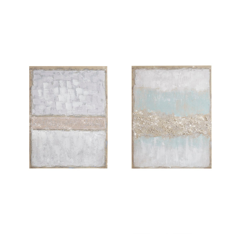 Duo de toiles rehaussées d'étincelles