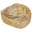 Bathroom Basin, Naturally Varied Shape, Cream (16.3"-17.7")x(11.8"-13.8")x4.5" Fossil Stone