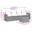 Vidaxl Garden Sofa Set Black