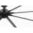 Odyn 84 inch Indoor/Outdoor Smart Ceiling Fan with LED CCT Select Light Kit - Black with Black blades-30887086