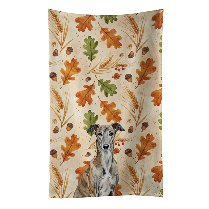 Serviette de cuisine tricolore Sheltie, Lévrier bringé