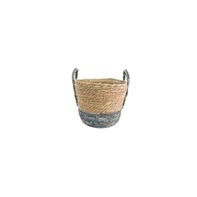 Panier en jute tissé, H 9 po x l 10 po x P 10 po