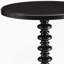 Table d'appoint à finition noire