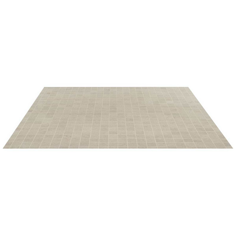 Acadia 12x12 Matte Porcelain Mosaic Tile, Linen White