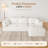 106" Boneless Deep Seat Modular Sofa With Lounge Chair & Memory Foam-718366714-718366713