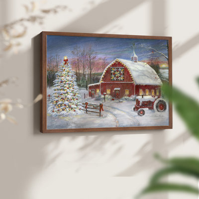 «Anticipating Christmas» - reproduction encadrée
