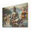 Bouddha zen tranquillité en méditation II - Bouddhisme sur bois-850920865