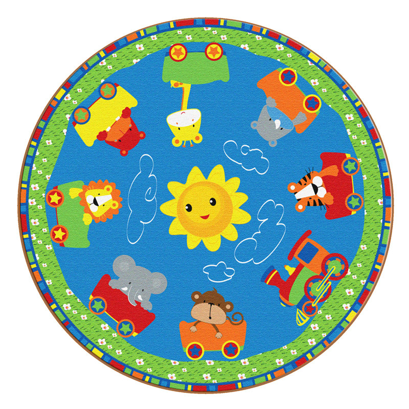 Tapis bleu Mccormick, Rond 5 pi
