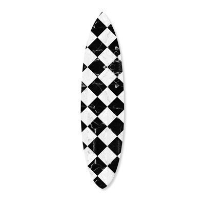 Damier Decorative Acrylic Surfboard by Oliver Gal
