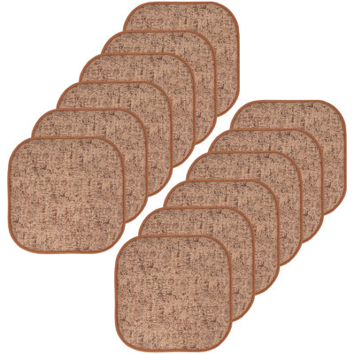 Coussin de coussin de chaise en mousse à mémoire de forme sans dossier 16 po x 16 po Broadway