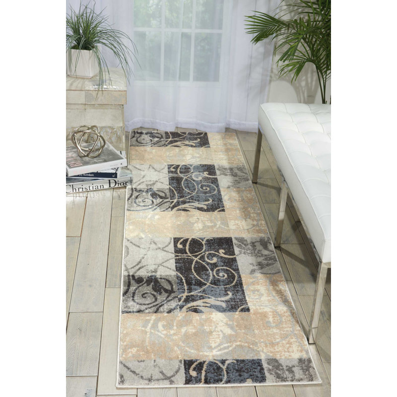 Floral Indoor Rug, Runner 2'2" x 7'6"