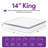 Sleep by Wayfair™ 10"/12"/14" Plush Cooling Gel Hybrid Mattress-1301876627-1231717444